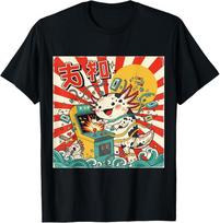Retro-Arcade Cabinet Explosion T-Shirt S įvairiaspalvis