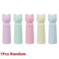 20-1Pcs Eraser Pencil Nib Protective Cap Cartoon Cat Shape Pen Top Protector Cover Eraser Student Painting Correction Stationery (as the picture,L)