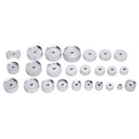 25Pcs Easy Use Aluminum Watch Case Press Bench Type Durable Press Clamp Multi Model Watch Tool Assembly