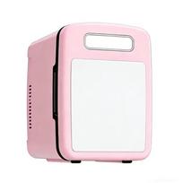 5L Portable Mini USB Car & Dorm Fridge Type-C + EU Plug rožinė
