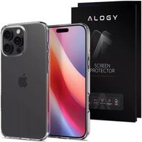 Etui + Szkło Do Iphone 16 Pro Spigen Liquid Crystal Obudowa Ochronna Na Telefon Crystal Clear