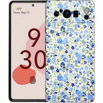flower art Phone Case For Google Pixel 9 8 9A 8A 7 7A 6 Pro XL 6A 5G Black Soft Back Luxury TPU Cover For Pixel 6