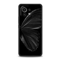 Phone Case For Xiaomi Mi 15 14 13 12 11 Lite 14T 13T 12T 11T Pro Poco X6 X5 M3 X3 Pro F5 F4 Cover Gothic Style Black Lip For Xiaomi Mi 11