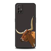 Bull Animal Phone Case For OnePlus 13 12 11 10 9 8 7T Pro 13R 12R 10R 9RT 8T Nord N200 N30 2T CE 2 3 5G Lite Soft Cover For OnePlus 7T