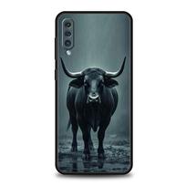 Phone Case For Samsung A56 A36 A26 A54 A52 A24 A14 A50 A70 A30 A40 A20E A06 A12 A22 A34 A42 A32 5G A04s A16 Cover Bull Animal For Samsung A20e