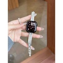 Bracelet Chain for Apple Watch Series 6-11, iWatch 8-10, Huawei GT6, Xiaomi 9P Huawei GT5pro 42mm žvaigždžių šviesos spalva