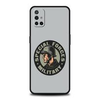 Case For OnePlus 15 13 12 11 10 9 8 7T Pro 13T 13R 12R 10R 9RT 8T Nord 2T CE 2 3 5G Lite Cover Army Soldier Tactical Insignia For OnePlus 7T