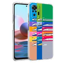 Transparent Phone Case for Redmi 14C 13C 10C 10 9 Note 13 12 11 K50 K40 Plus Pro 4G 5G Soft TPU Bullet Train Series Shinkansen for Redmi 14C