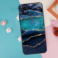 Gold Indigo Faux Malachite Case For Honor Magic 7 Lite 5 6 Pro Honor X9a X8a X8 X9 X8b X9c X9b 50 70 90 200 Lite Cover For Honor 50