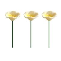 3pcs Flower Shape Bee Butterfly Water Dispenser Ceramic Bee Watering Station  Outdoor Use Style F