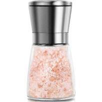 Manual Salt Or Pepper Grinder Spice Mill With Stainless Steel Cap, Ceramic Blades And Adjustable Coarseness