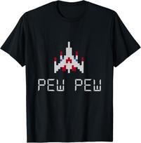 Arcade Retro video game ship T-Shirt S įvairiaspalvis