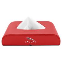 Car Armrest Tissue Box Center Console Tissue Case Car Accessories For Jaguar XF XE XJ F-Pace X-Type S-Type F-Type E-Pace I-PACE XK raudona