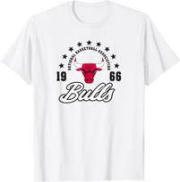 NBA Official Chicago Bulls Drop Step T-Shirt S įvairiaspalvis