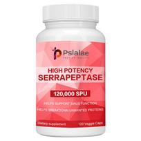High Potency Serrapeptase Capsules - Supports Sinus Health, Enhance Immunity 120