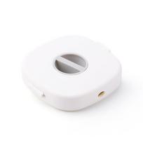 Durable 2 in 1 Cable Organizer Compact Round Cable Management Rotatable Small Phone Stand Data Cable Storage balta
