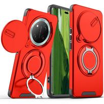 Case for Honor 400 Lite with Sliding Lens, Extra Camera Protection and Drop Protection raudona