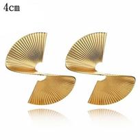 New Irregular Geometric Spiral Earring For Women Exaggerated Metal Stud Earring Punk Style Fashion Jewelry Statement Earring