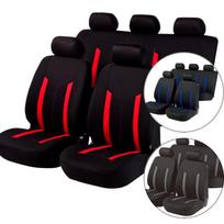 AUTO PLUS Automobilių aksesuarai Salonas Universalus poliesterio automobilių sėdynių užvalkalų komplektas Sport Style Tinka daugumai automobilių visureigių furgonų sėdynių Gray 1 seat front