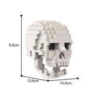 MOC 41161 Žmogaus kaukolės smegenų konstravimo kaladėlės Mokslinė simuliacija Skeletas Terror Pašviečiantis edukacinis žaislas Vaikų žaidimas Dovana PDF Insturction