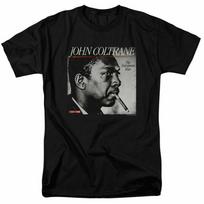 26 John Coltrane Smoke Breaks T Shirt Licensed Jazz Bebop Saxophone Black Unisex T-Shirt L