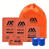 7pcs Shank Bone Splint not Sam Splint Leg Arm Wrist fixed Fracture Wound Protect 7PCS oranžinė