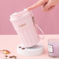Debo Carlos DEP-880 Insulated Coffee Tumbler rožinė