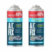 A/C Fix Zestaw 2X Czynnik R134A Do Klimatyzacji +40% 626G Duża Puszka