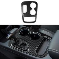 For Dodge Durango (2014-2020) Center Console Gear Shift Panel Cover Carbon Fiber Interior Sticker Car ABS Trim Accessories