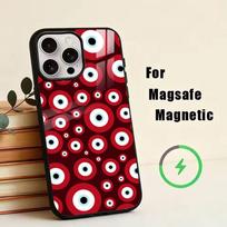 B-Blue E-Eyes  Phone Case For Magsafe Wireless Charging For iPhone17,16,15,14,13,12,11 Plus,Pro Magnetic iPhone13
