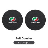 2pcs Suede Car Coaster Water Cup Drink Holder Anti-Slip Pad For Perodua Myvi Axia Alza Kancil Rusa Kembara Kenari