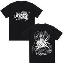 Anime Jojo Bizarre Adventure Guide Mixed Shirts 2026 Summer Unisex Women Cotton Oversized Y2K Tshirt Fashion Casual Unisexs Tshirt M