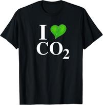 I Love Co2 Carbon Dioxide Climate Change Hoax Global Warming Gift Unisex T-Shirt S įvairiaspalvis