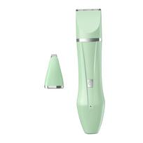 Rechargeable Waterproof Pet Grooming Shaver Digital Display With Stainless Widening Blades For Dog Cat (Mint Green,Single Machine) mėtų žalios spalvos
