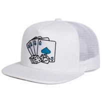 Women Poker Card Embroidery Hip-Hop Net Hats Spring Summer Outdoor Use Adjustable Casual Baseball Caps Sunscreen Hat Sportss Cap For Men And