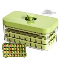 Press Ices Cube Mold Stackable Press Easy Release Maker Large Ice Trays Freezer Molds Household Refrigerator Ice Making Box China Mainland