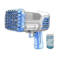 Bubble Maker Machine with Light 36 Holes Leakproof Battery Operated Portable Kids Handheld Automatic Bubble Blower Toy Toddlers Boys Girls Gift