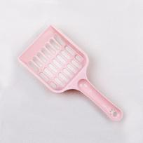 New fashionable simple grid cat litter shovel large-sized fine-hole shovel cat litter artifact cat hygiene cleaning tool rožinė