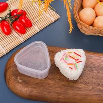 Creative DIY Sushi Mold Box Cartoon Transparent Non-stick Triangle Rice Ball Press Food Compressor Bento Mold Kitchen Bento Tool