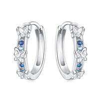 Elegant Insect Earrings For Women Butterfly Dragonfly Ladybug Hoops Sophisticated Dangle Ear Jewelry