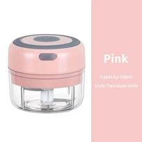 Mini Electric Food Chopper-100/250ML Portable Vegetable & Garlic Grinder with Rechargeable Design