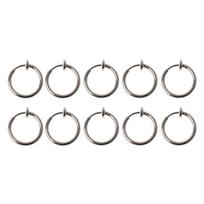 10Pcs Ear Cuff Fake Hoop Earrings Man Without Drilling Ear Clip DIY Earrings Making For Women 2025 no Piercing Earring Non-Hole