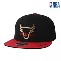 Chicago Bulls Outline Metal Snapback 265AP614Red Red 36