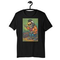 Chicano Skeleton Boombox Street Art Skull Retro Hip Hop Style S įvairiaspalvis