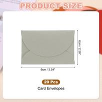 20/50Pcs Pearlescent Paper Envelopes 9x6cm Mini Card Holder for Birthday Wedding Party Thanksgiving Greeting Notes Card Envelope