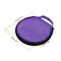 CD Case Holder Storage Disc 20 Capacity Waterproof Oxford Portable Tote Disk Record Storage Dividers Wallet Organizer CD Box Bag violetinė