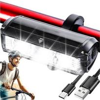 Lampka Rowerowa Przednia Halogen Led Światło Oświetlenie Roweru Na Przód Rower Kierownicę Mocna 900Lm Alogy 610 Czarna