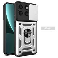 For Poco X8 Pro Max Case Poco X8 Pro Cover Poco X8 Pro Max Magnetic Ring Holder Armor Phone Case Slide Camera Protect Back Cover Poco X8 Pro Max