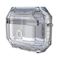 Ausinių apsauginis dėklas Atsparus smūgiams, kritimui, vandeniui Skaidrus TPU „Bluetooth“ suderinamas ausinių dėklas, skirtas „Airpods 3/Pro“ for AirPods 3 balta