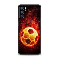 Football Phone Case For Oppo Reno13 Reno12 Reno11 F Reno10 Pro A54 5G Find X5 A53 A52 A9 A57 A78 4G A79 A80 A98 Cover For Oppo A9 2020